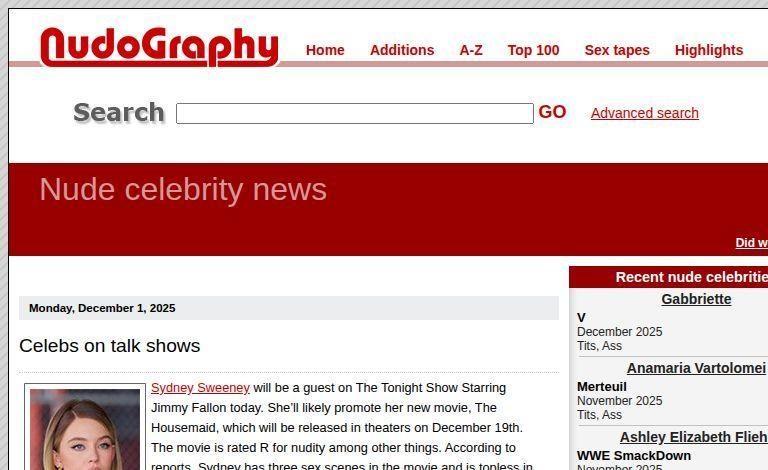 Nudography: The Ultimate Resource for Celebrity Nude Photos and News pornmilan