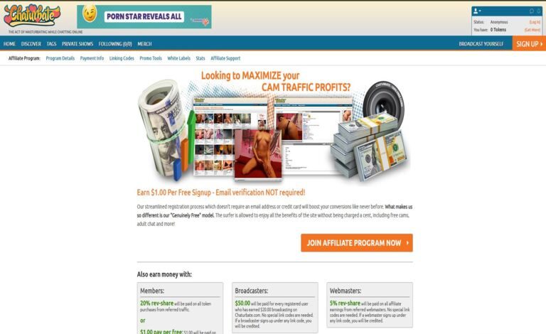 Earn with Chaturbate: Top Tips for Maximizing Your Affiliate Earnings Chaturbate